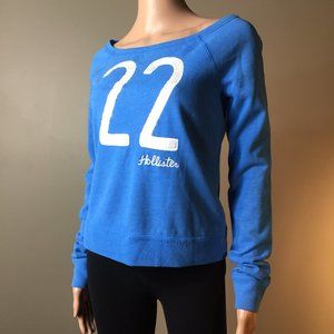 Long Sleeve Top Blue Hollister Sweatshirt Size Size XS Extra Small Cozy Comfy 22